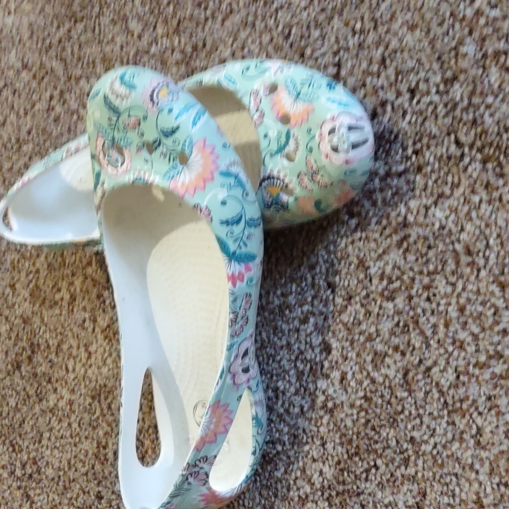 Floral Crocs
